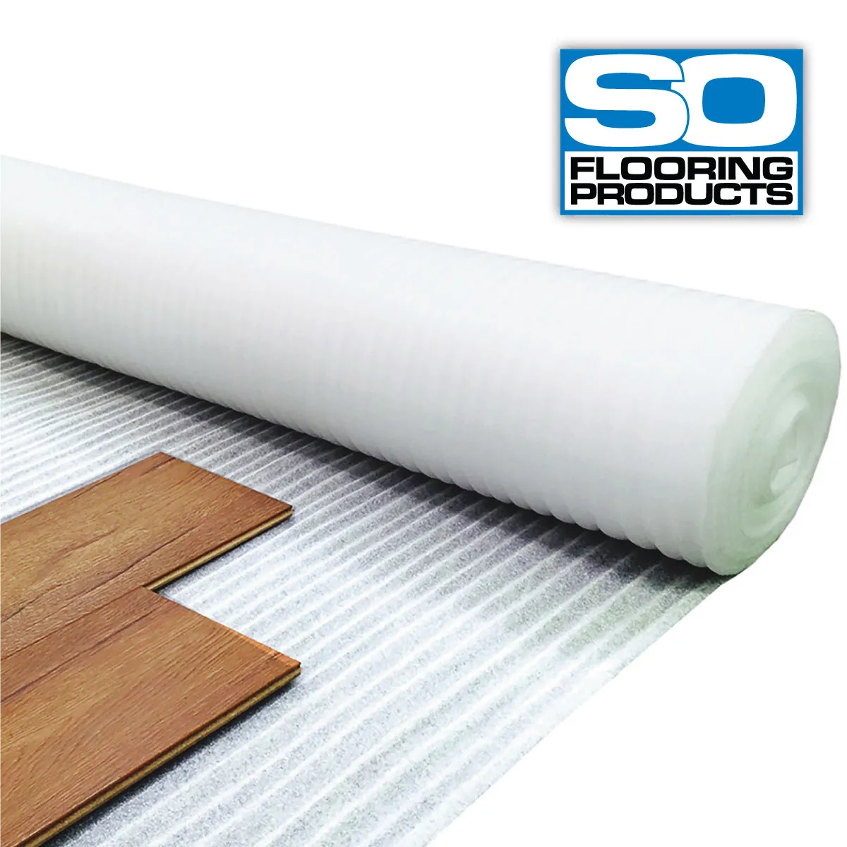 2mm Wood & Laminate Underlay roll — general domestic use, 15.0m² roll size